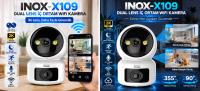 INOX-X109 DUAL LENS İÇ ORTAM WİFİ KAMERA ÇİFT KAMERA 3+3 MP  TOP 6MP BAKICI   